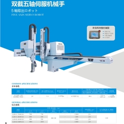双截五轴伺服机械手